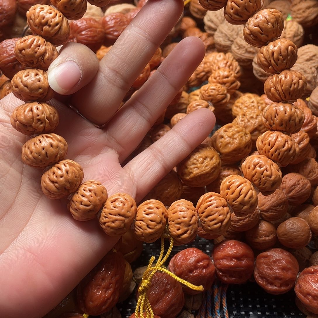 文玩核桃手串蟠桃核手持