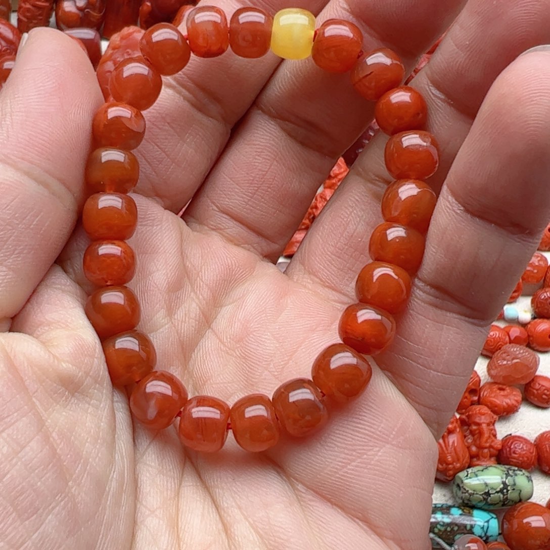 南红玛瑙未镶嵌配饰