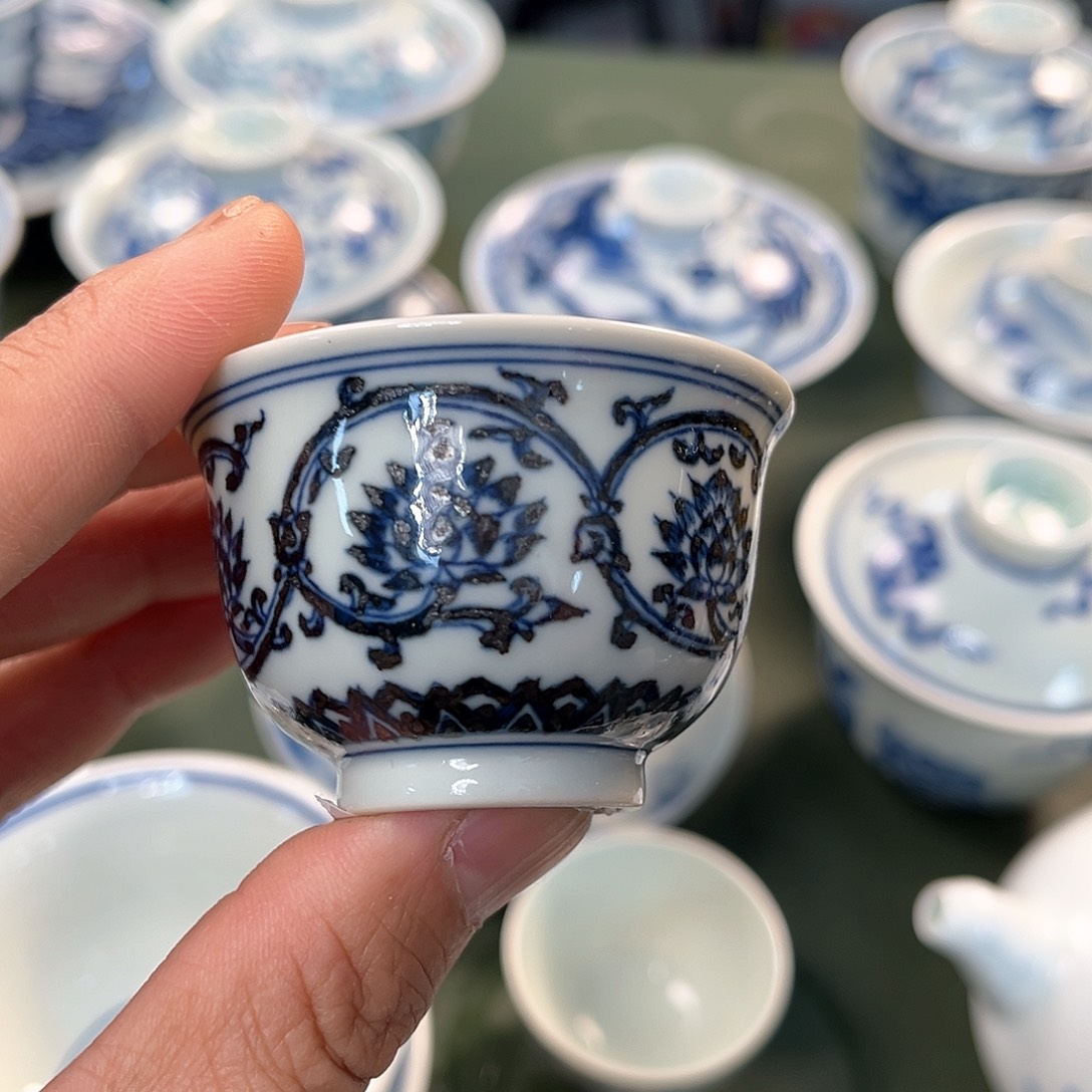 杯青花瓷器青花瓷器
