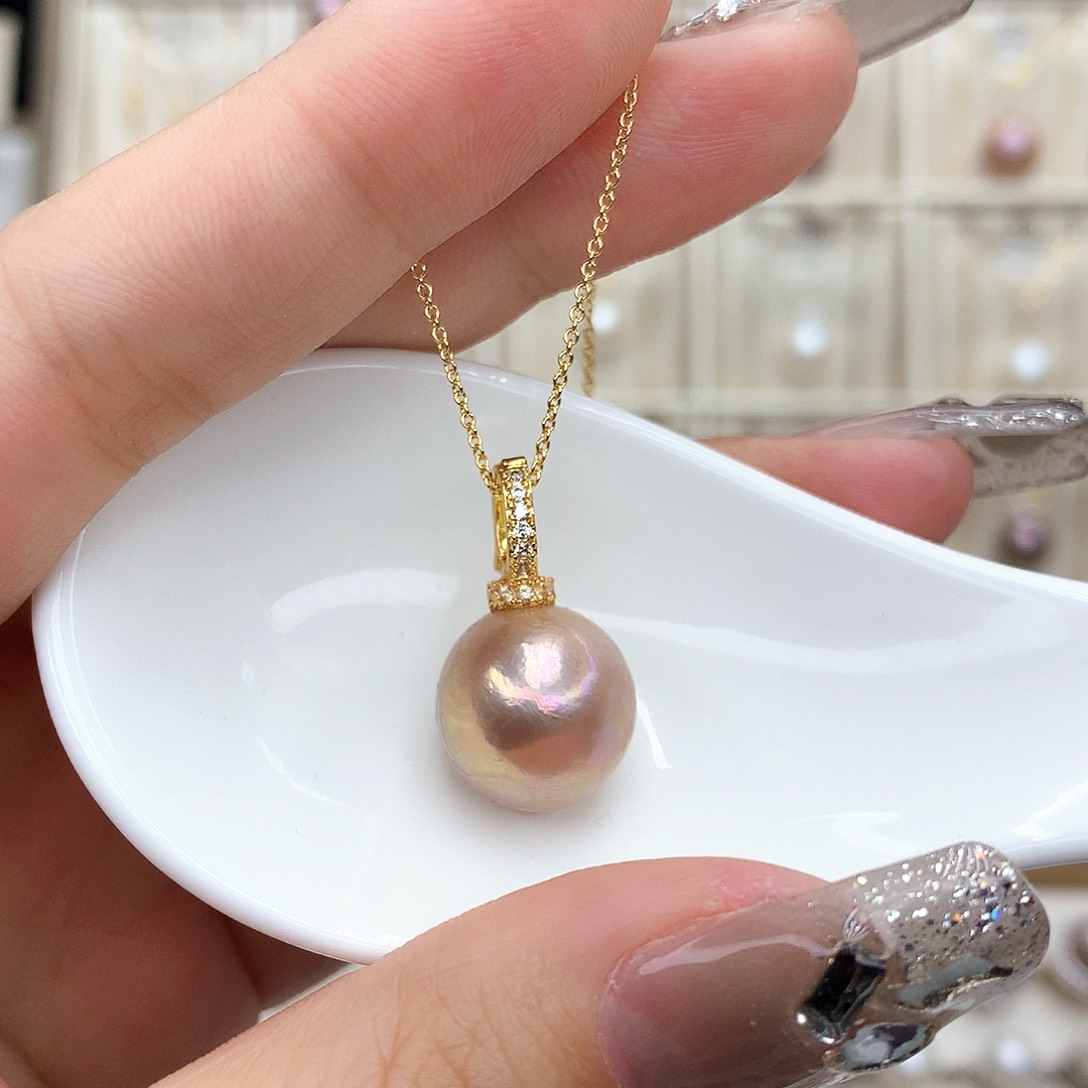 淡水珍珠颈饰合金