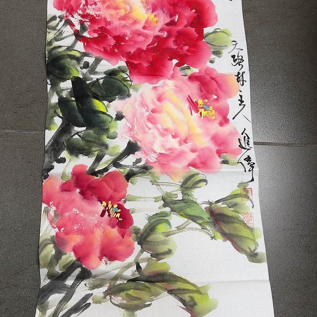 绘画人**事韩江画家左进伟