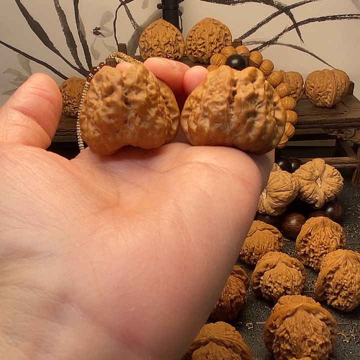 把件文玩核桃蛤蟆头