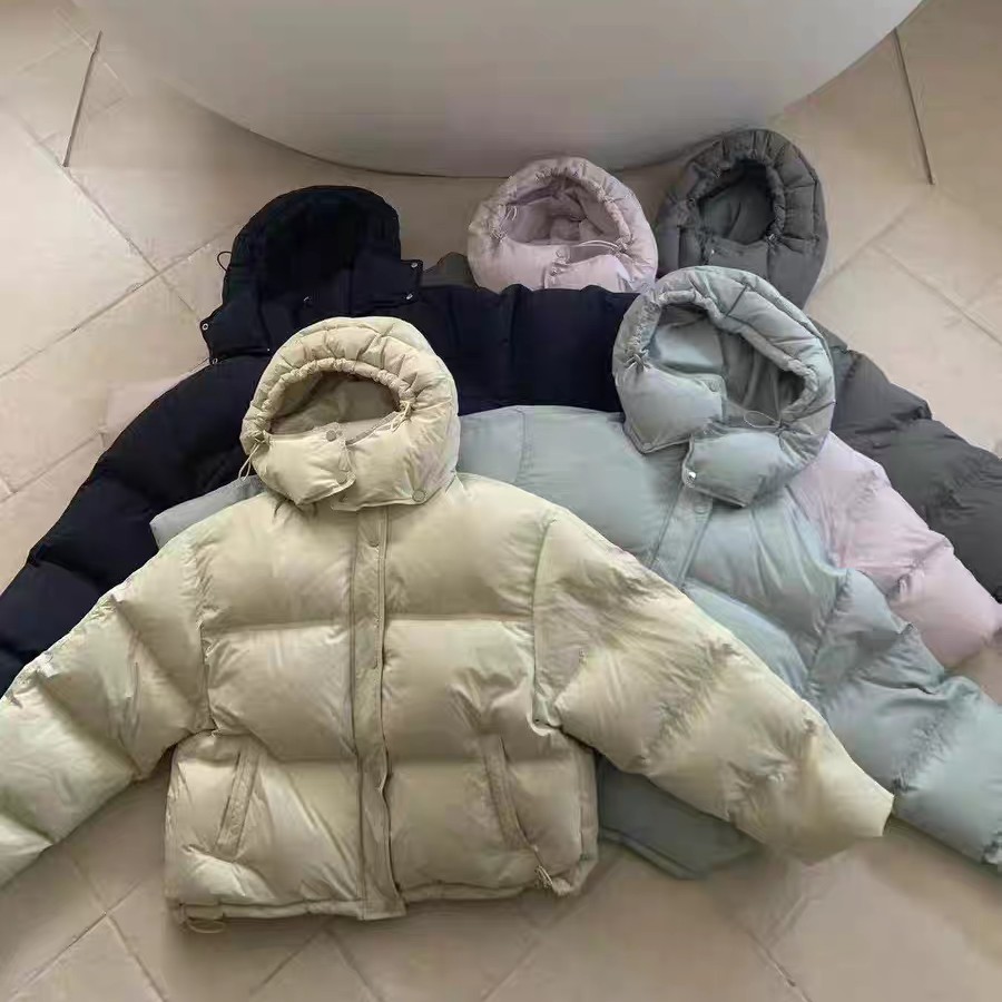 【丽鑫】韩版可脱卸连帽豆腐包羽绒服