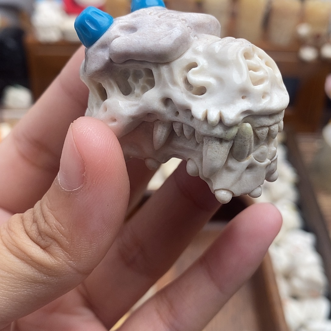 鹿骨把件c8恶龙咆哮不退换