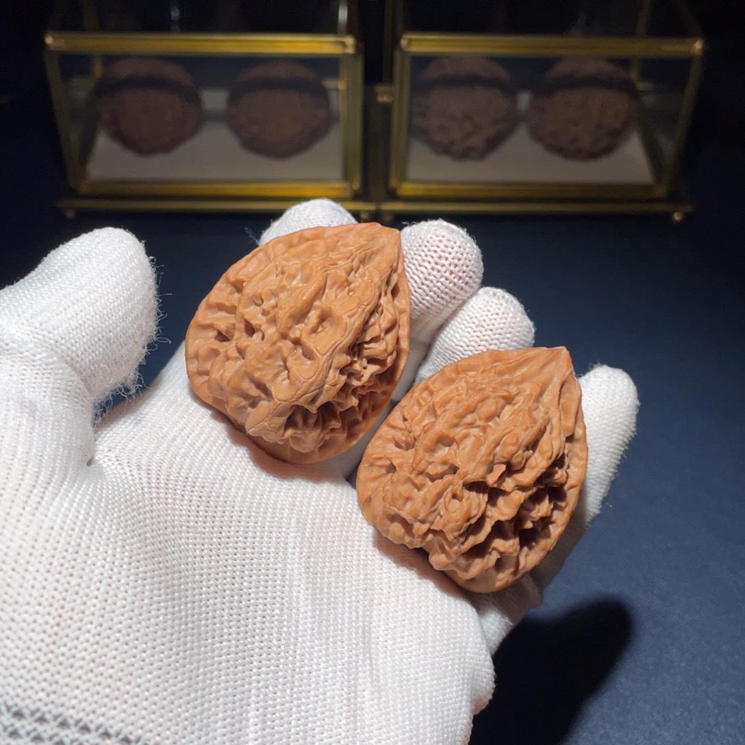 吊坠文玩核桃38.5十三陵鸡心