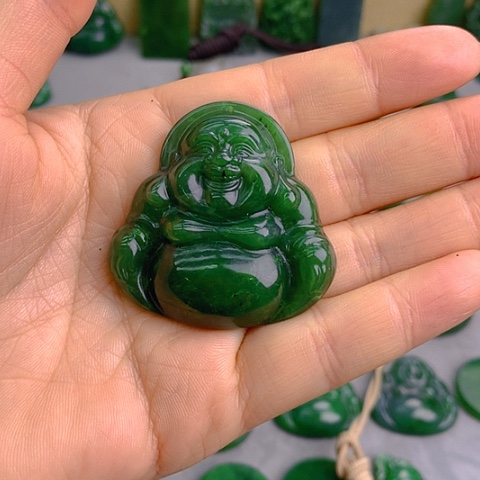 未镶嵌和田玉挂件诗*大佛公