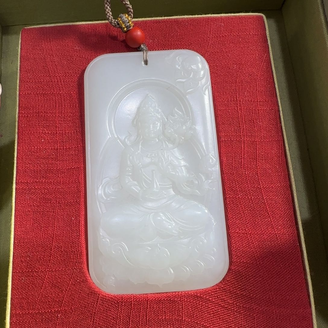 和田玉挂件未镶嵌5****7