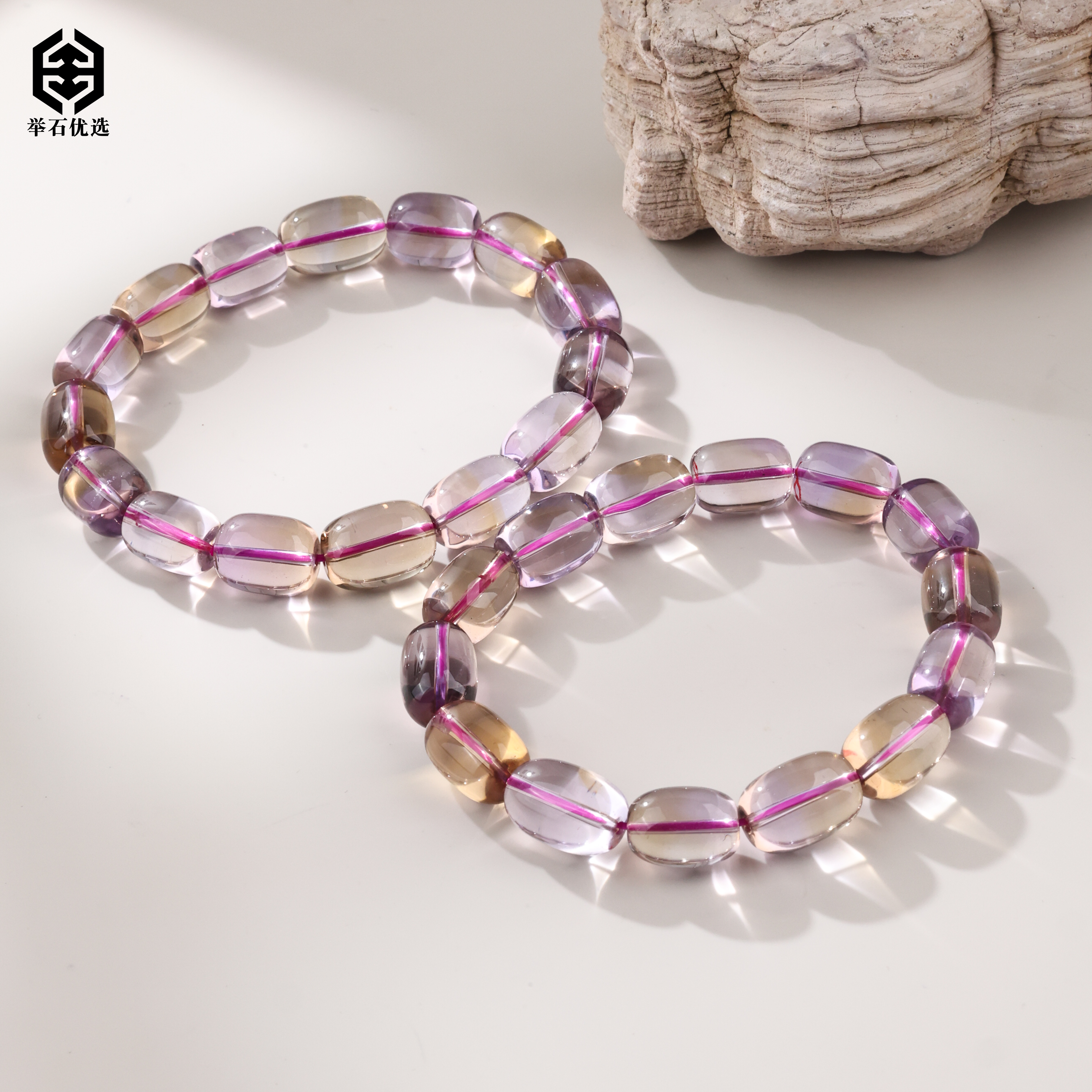 【举石精选】X07-H9-030水晶手串（一件/多样性发/约9*12mm）Y