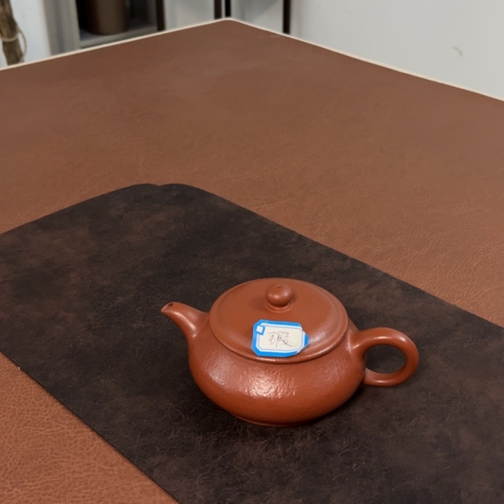 紫砂茶壶明炉粗砂朱泥微瑕