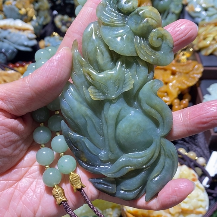 岫玉岫玉吊坠未镶嵌