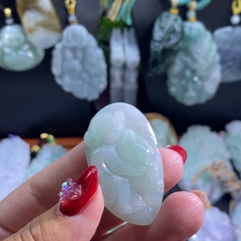 【闪购商品】颈饰未镶嵌翡翠猴子