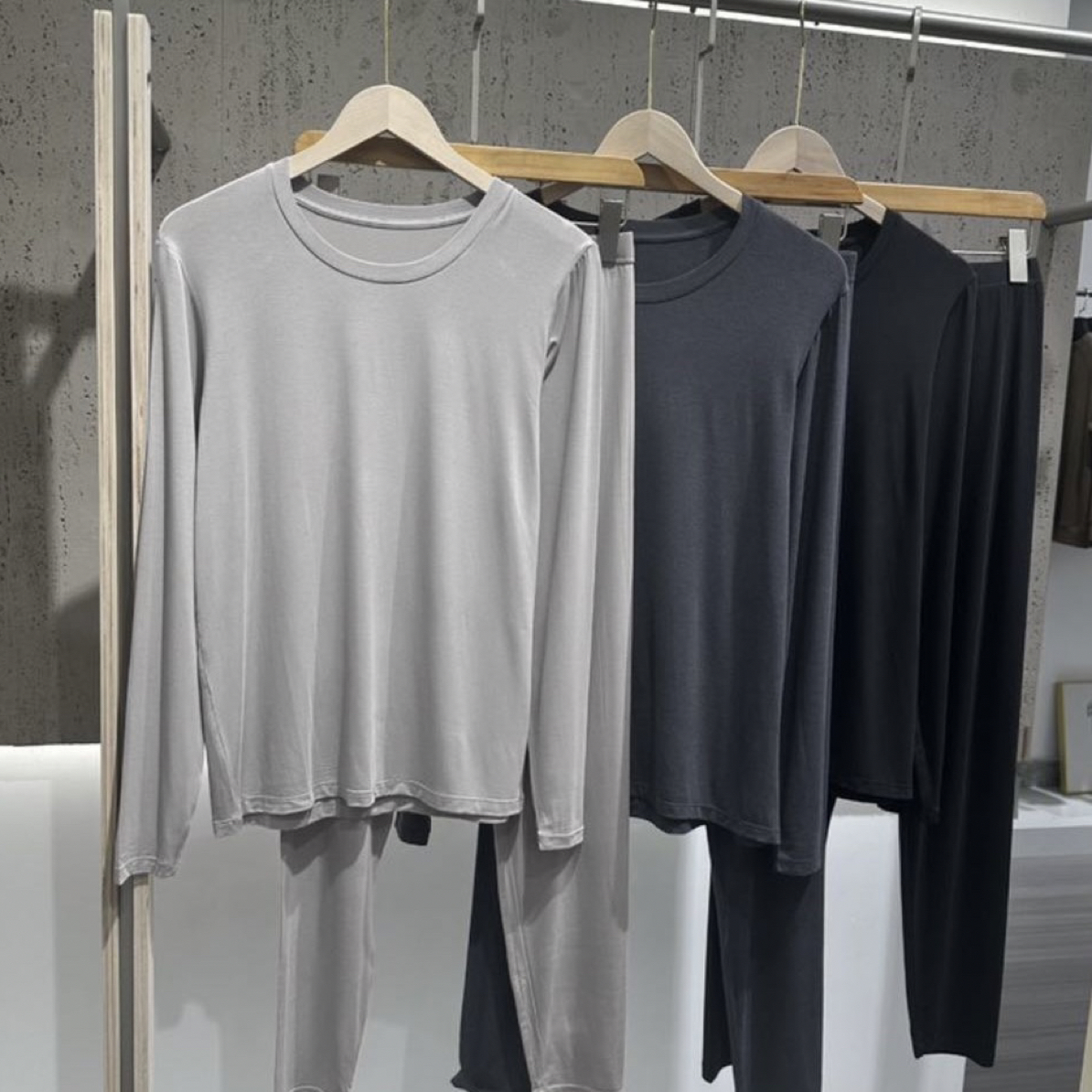 男士肌肤打底衫套装一原料榉木浆兰精莫代尔柔软细腻无束缚感棉