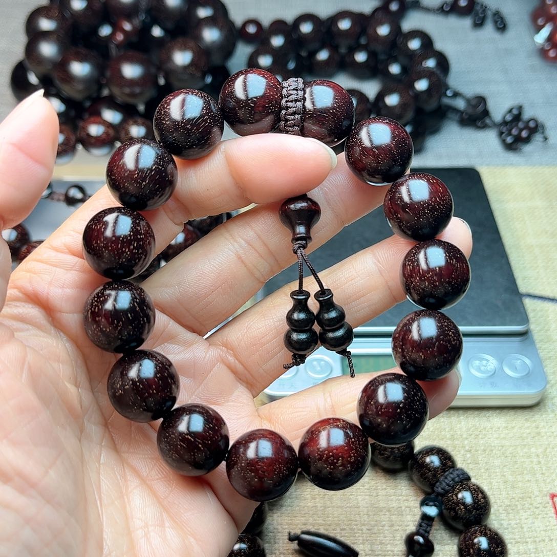 檀香紫檀（小叶紫檀）1.5 15颗 满星