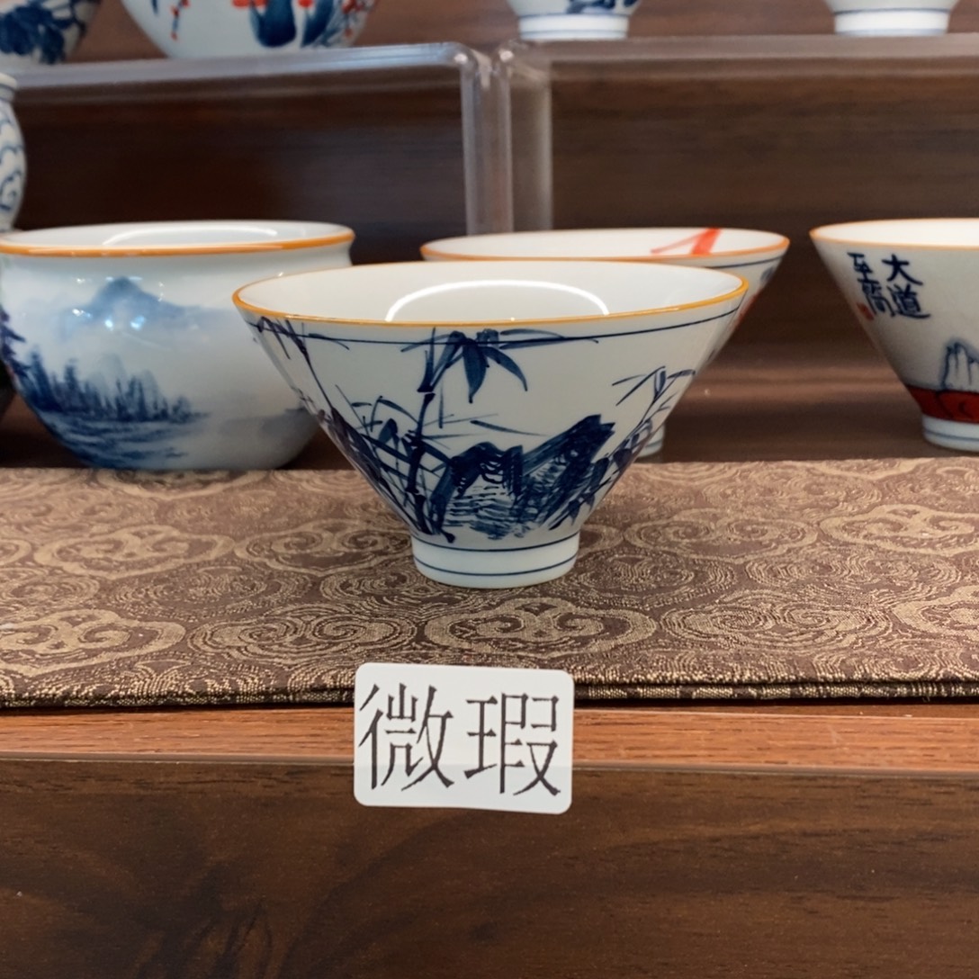 釉下彩手工绘制手工绘制