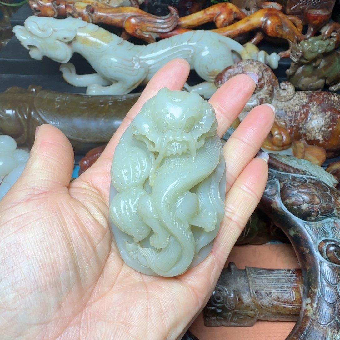 和田玉把件未镶嵌