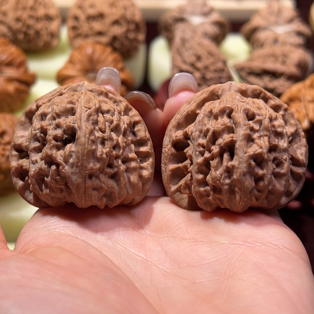 吊坠文玩核桃42白狮子