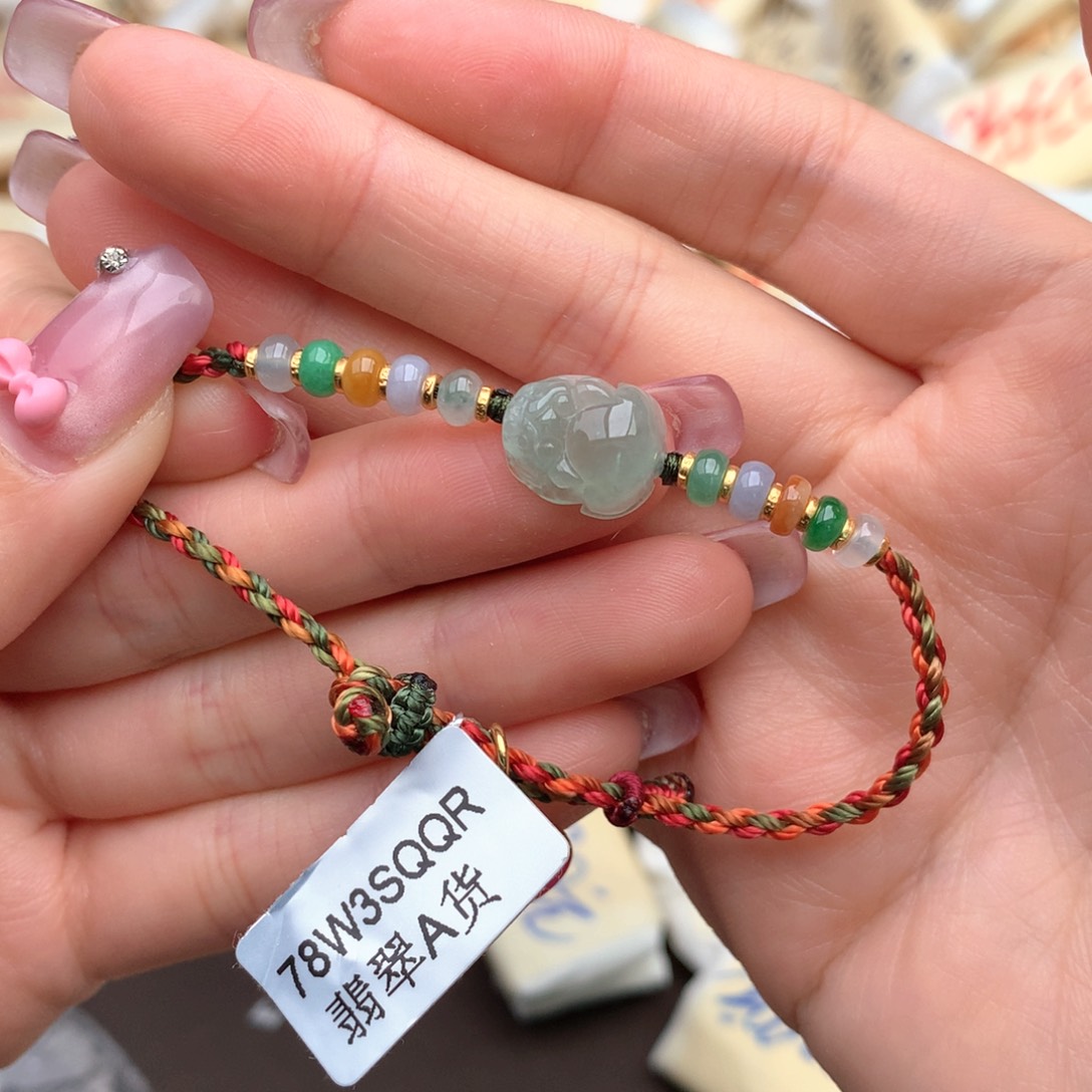 【闪购商品】翡翠手绳未镶嵌一