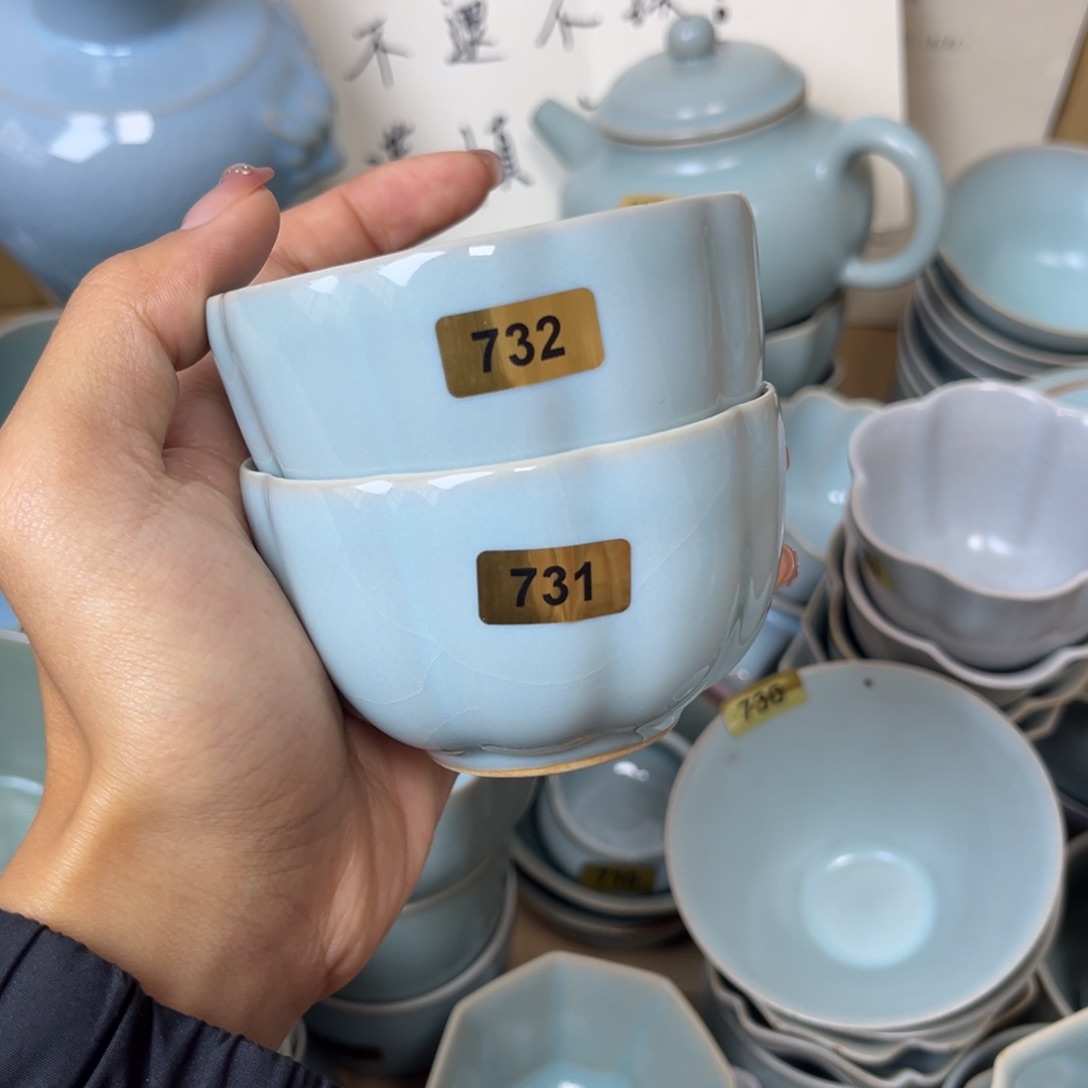 摆件青*732--731微瑕