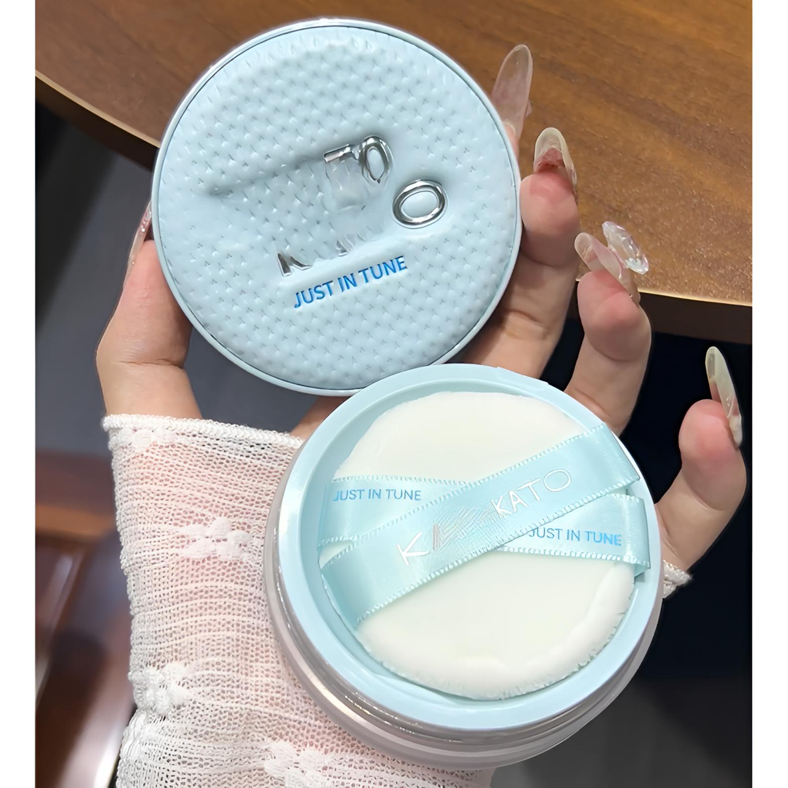 《静静家》K多云转雾恰好合拍水散粉 退件 有使用 无粉扑8g