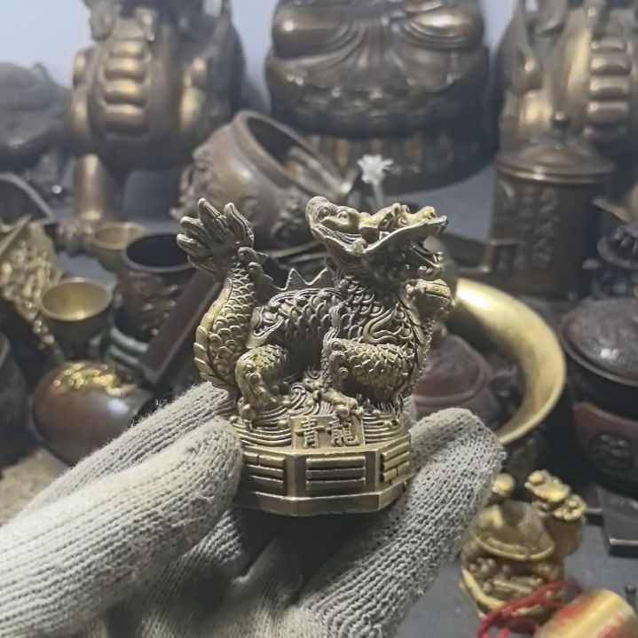 感***人闪电购铜摆件工艺品