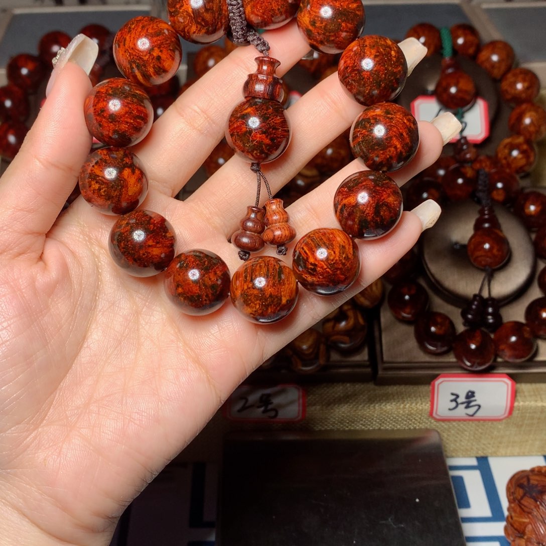 黄花梨/降香黄檀手串/手链飘*