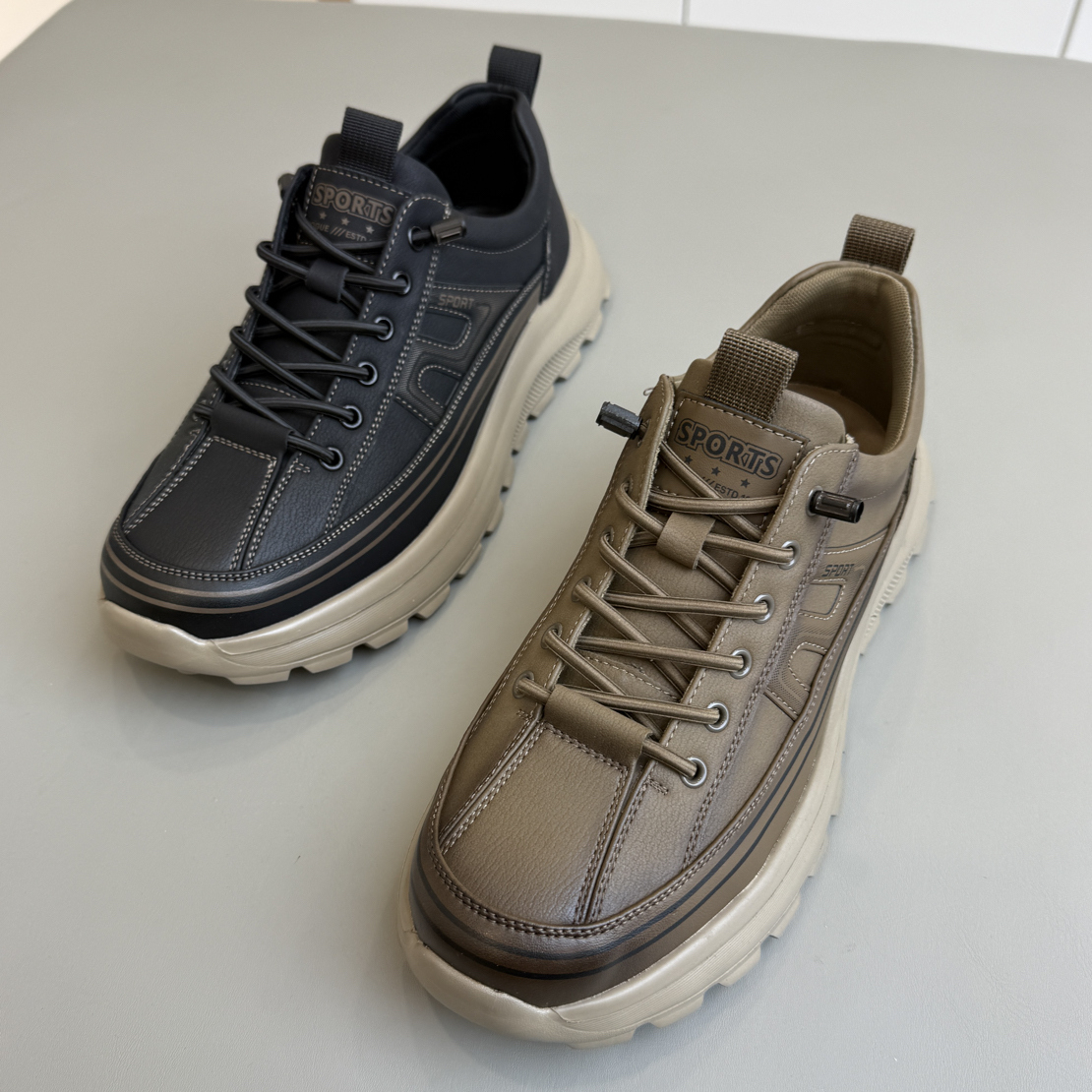 男鞋新品！秋款全皮超轻软底舒适百搭休闲鞋205120