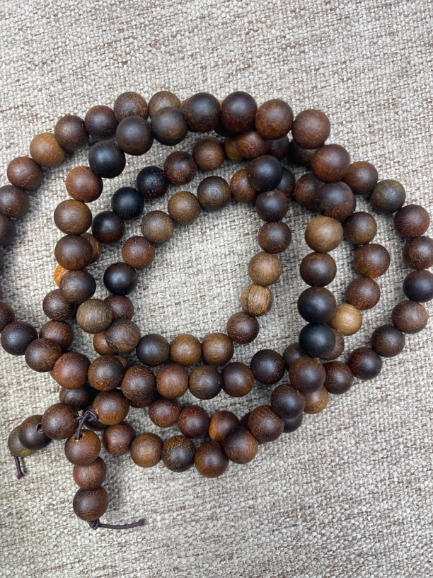 沉香木串文玩老料 手串 57号