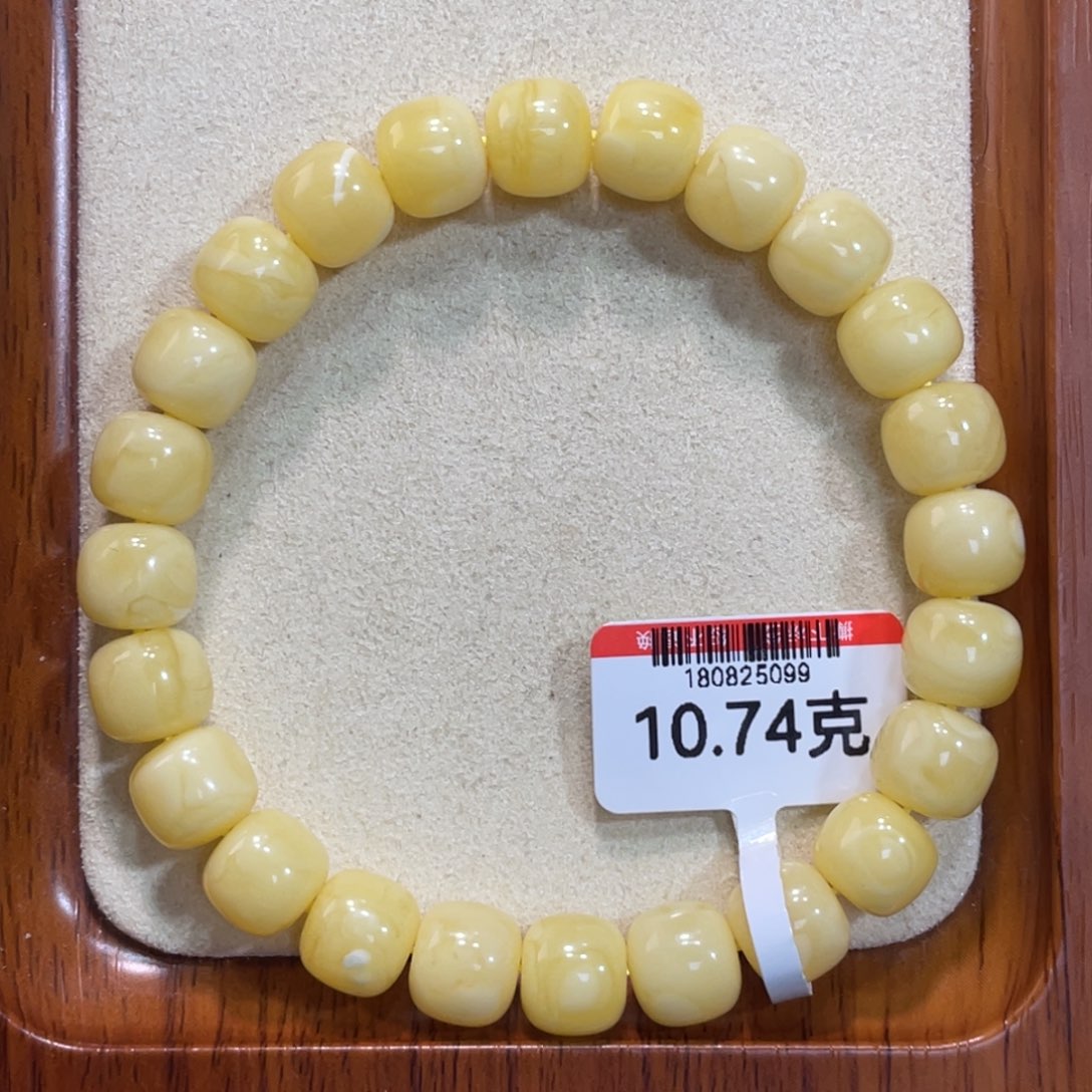 未镶嵌琥珀手链蜜蜡