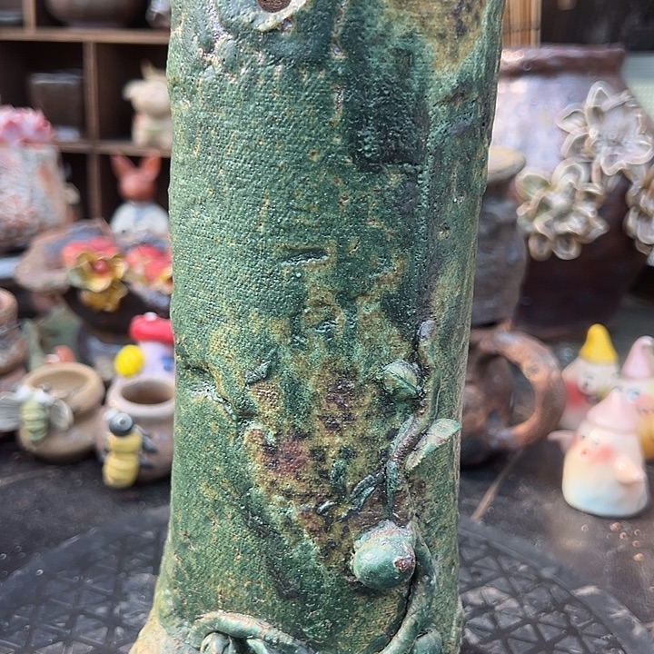 5福利手工粗陶高温花盆