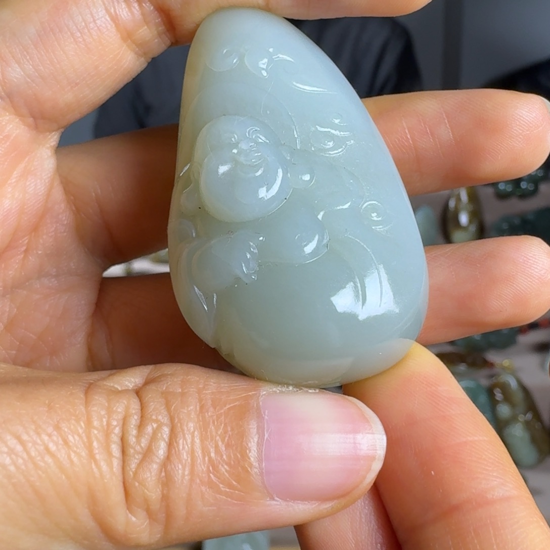 和田玉（糖玉）颈饰未镶嵌