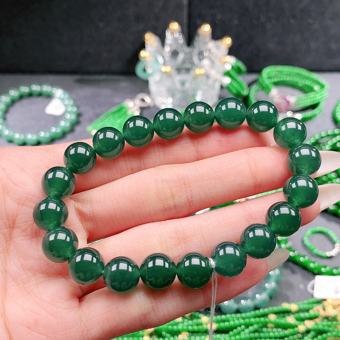 翡翠未镶嵌手串手链