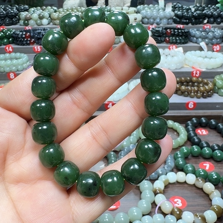 未镶嵌手链和田玉（碧玉）老型卡11