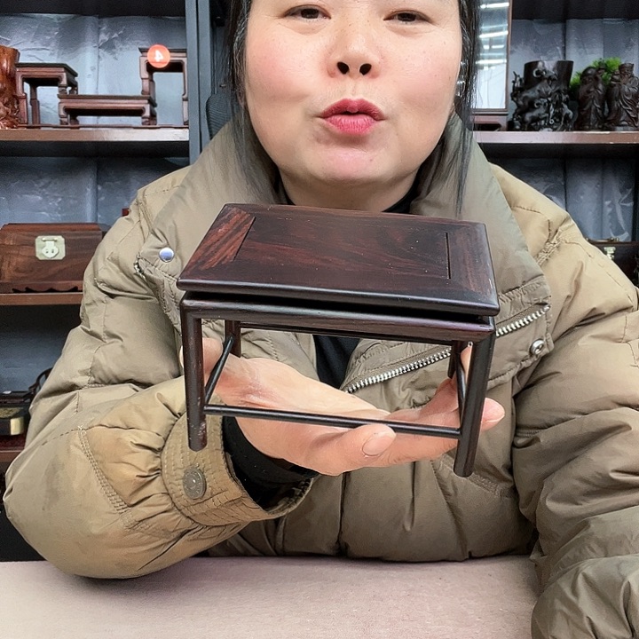乌木类端景台小李红木工艺品