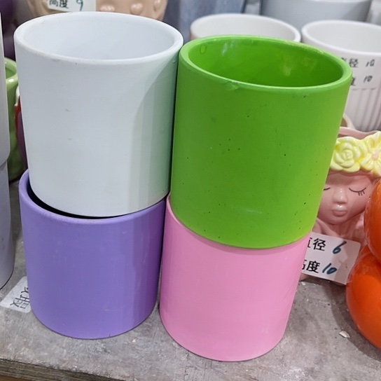 多肉绿植陶瓷花盆，有孔