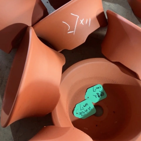 紫砂花盆100-7。27-11。