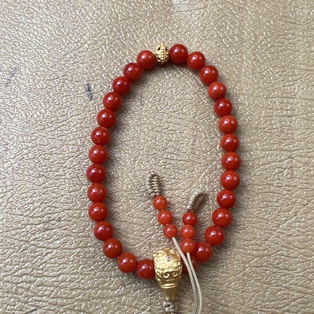 未镶嵌手串南红玛瑙