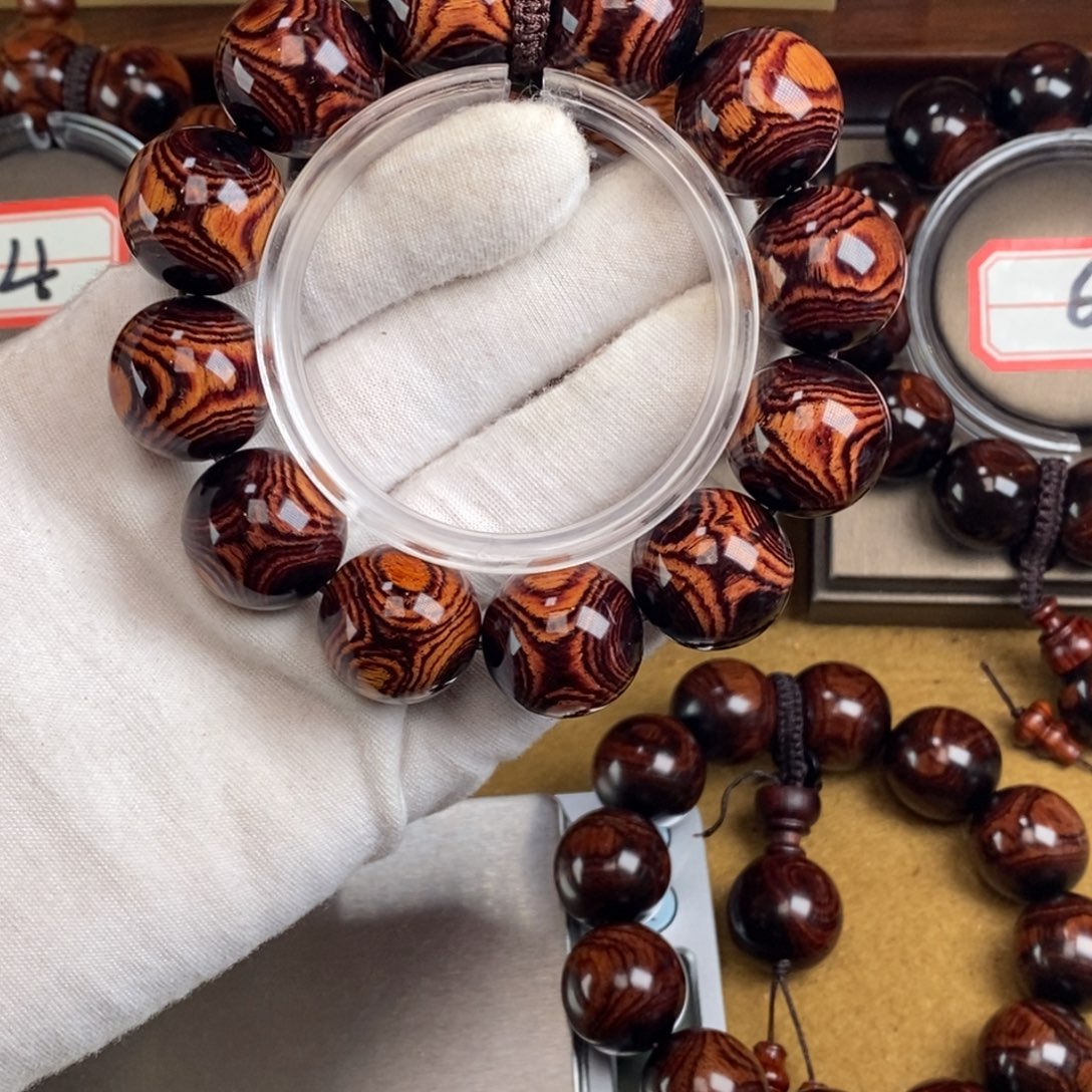 我***待黄花梨/降香黄檀纯手工制作文玩手串