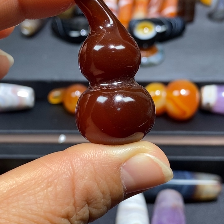 天***^玛瑙/玉髓未镶嵌颈饰