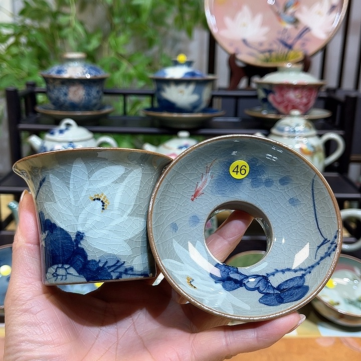 景德镇陶瓷手绘茶具