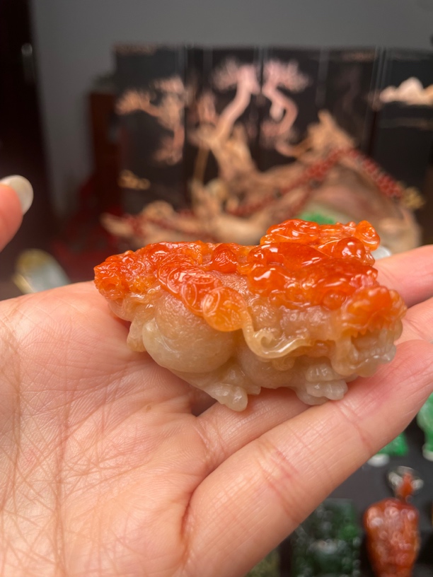 天然翡翠A货霸王貔貅