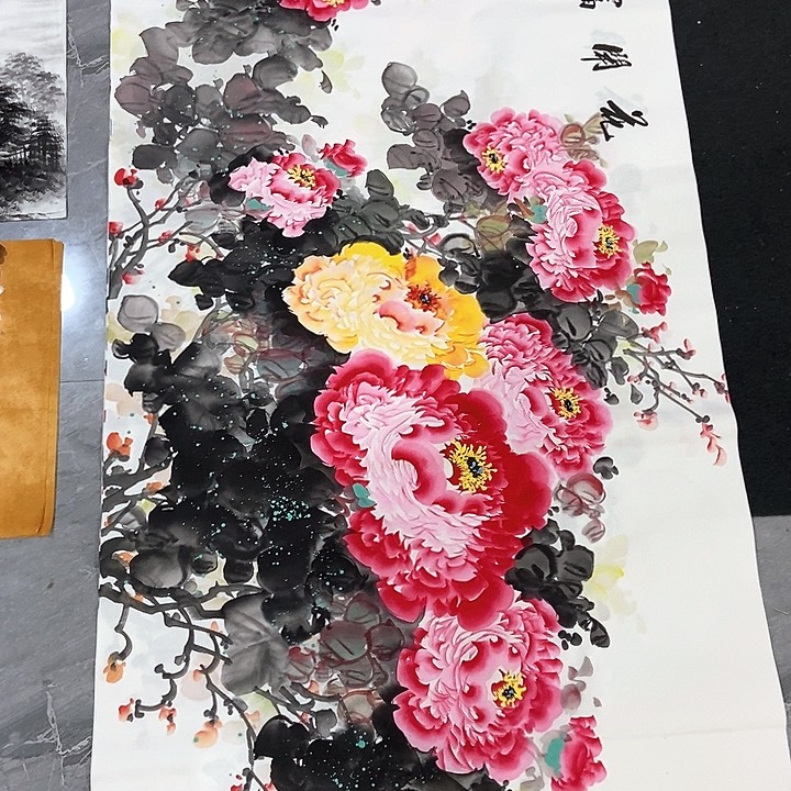 小周画廊的直播间
