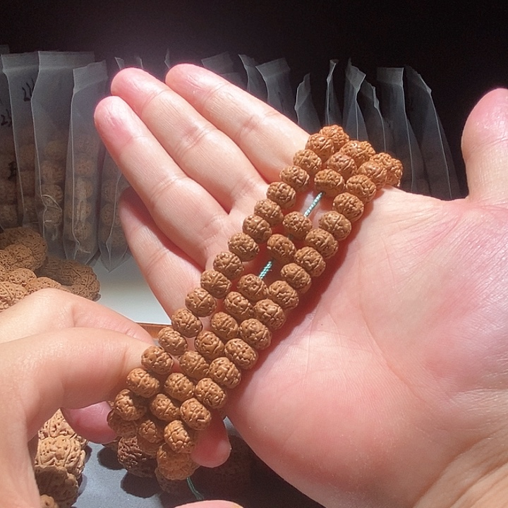 金刚菩提吊坠六瓣矮桩老树王108mm