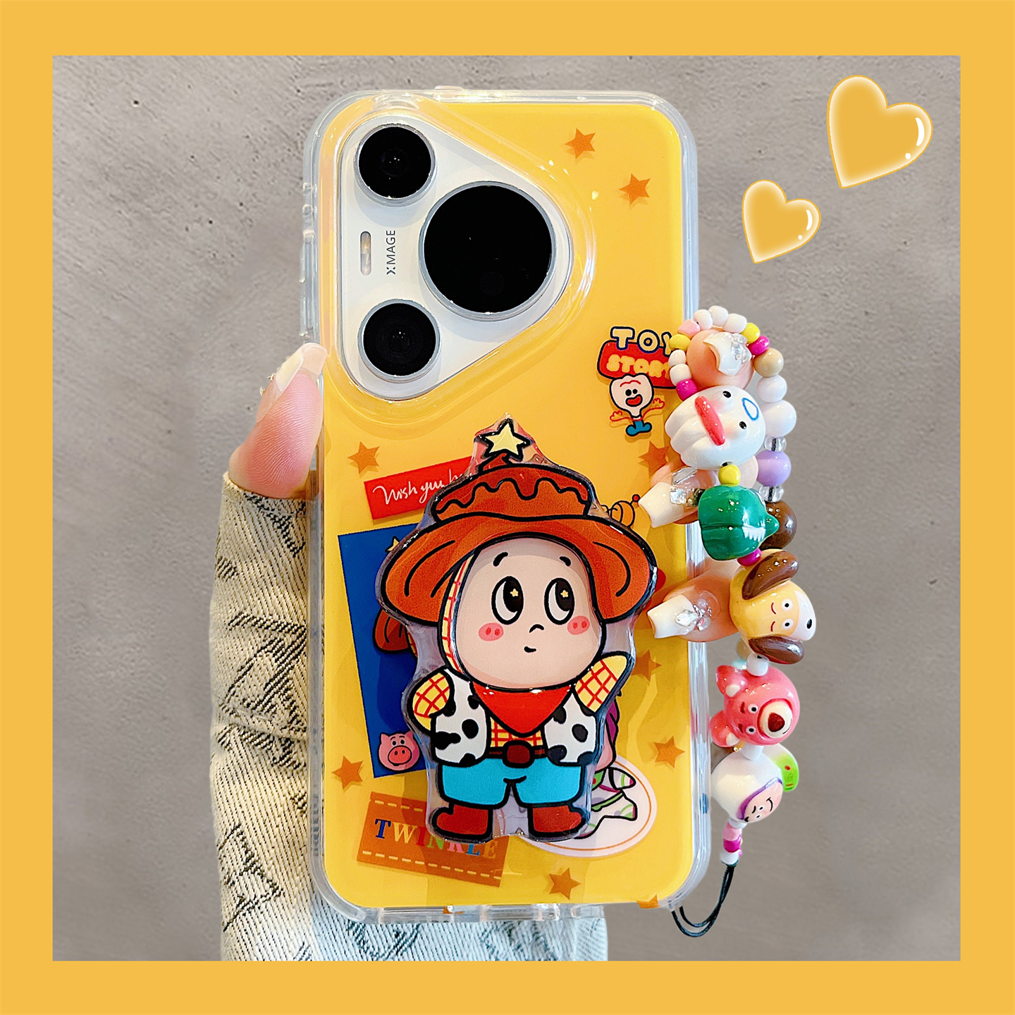 适用华为pura70pro+手机壳可爱卡通巴斯光年星星人支架pura80pro