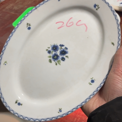 碟景德镇红叶陶瓷10英寸