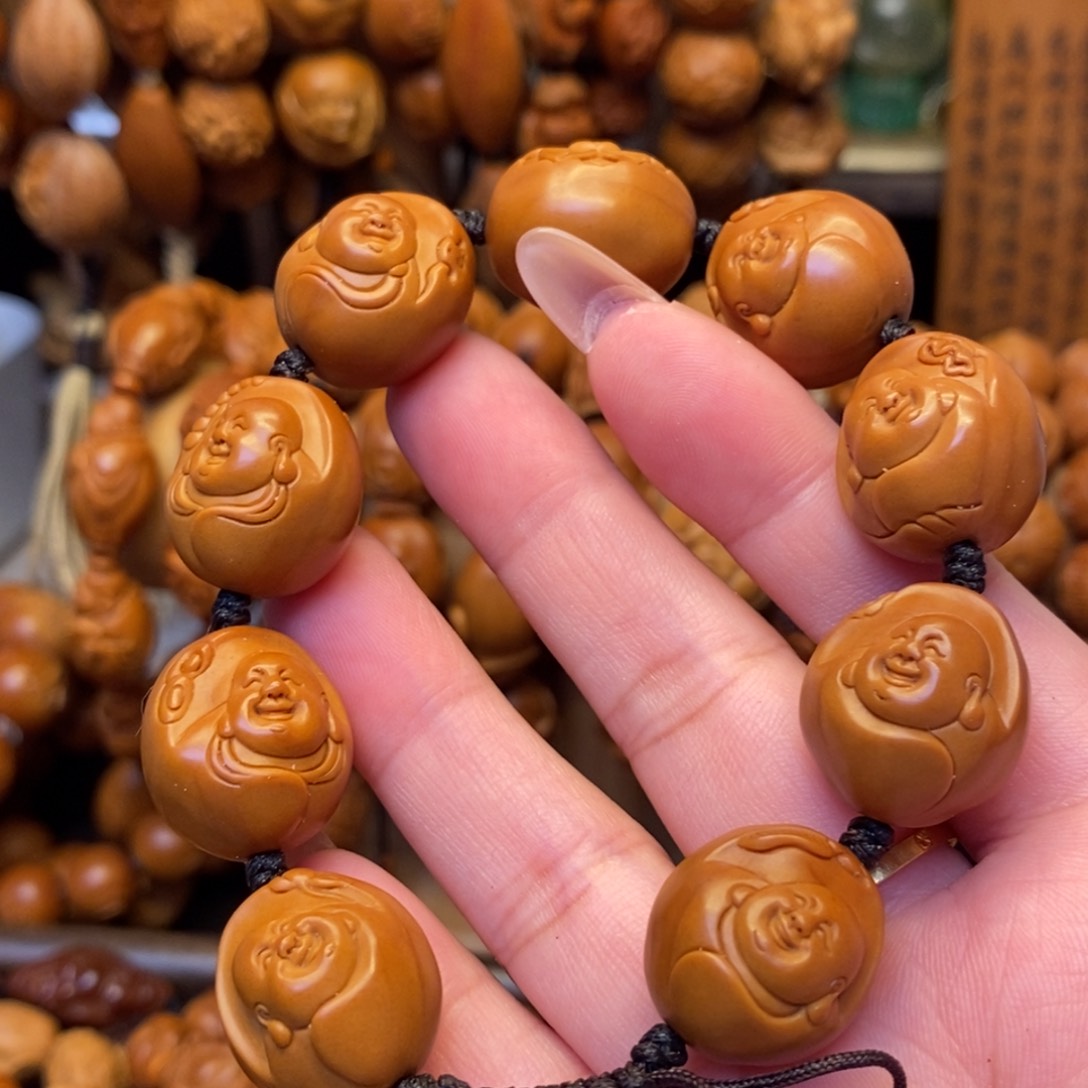 橄榄核手串/手链八宝弥勒