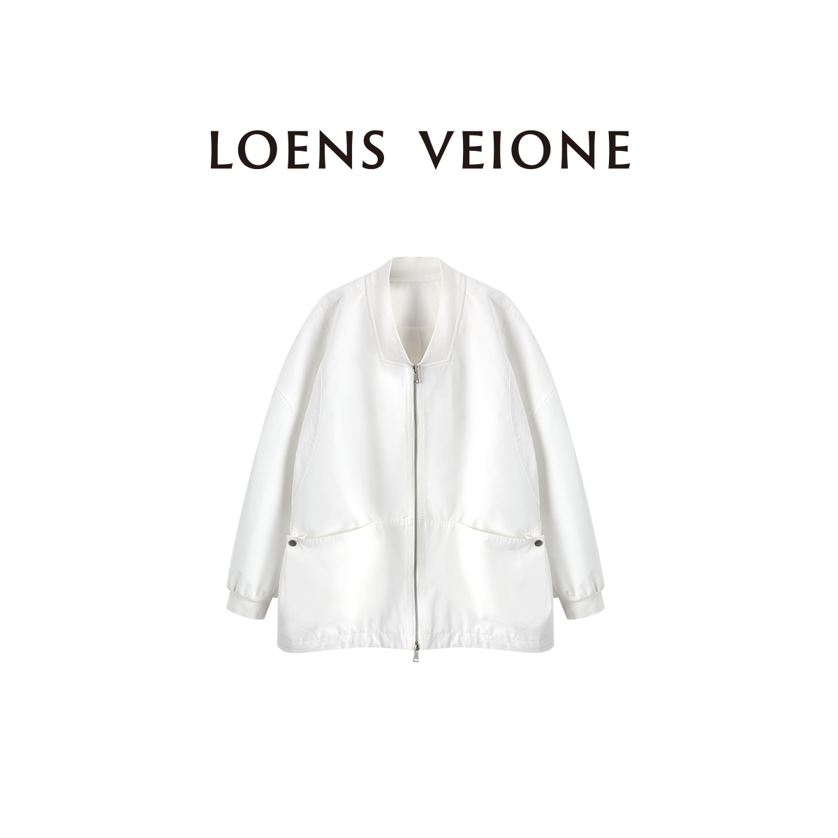 LOENS VEIONE/罗拉 全新霜白灵犀时尚感外套中长款25CVAB0023N