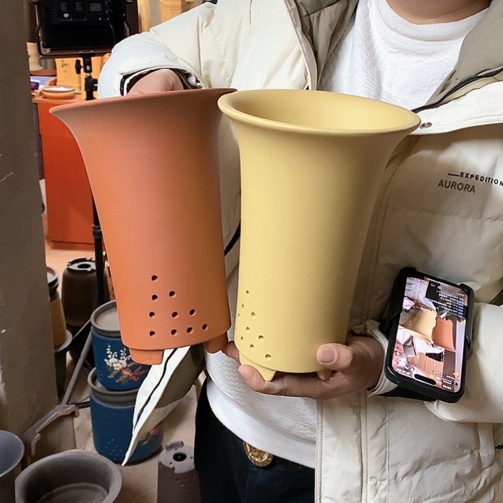 紫砂花盆紫砂花盆