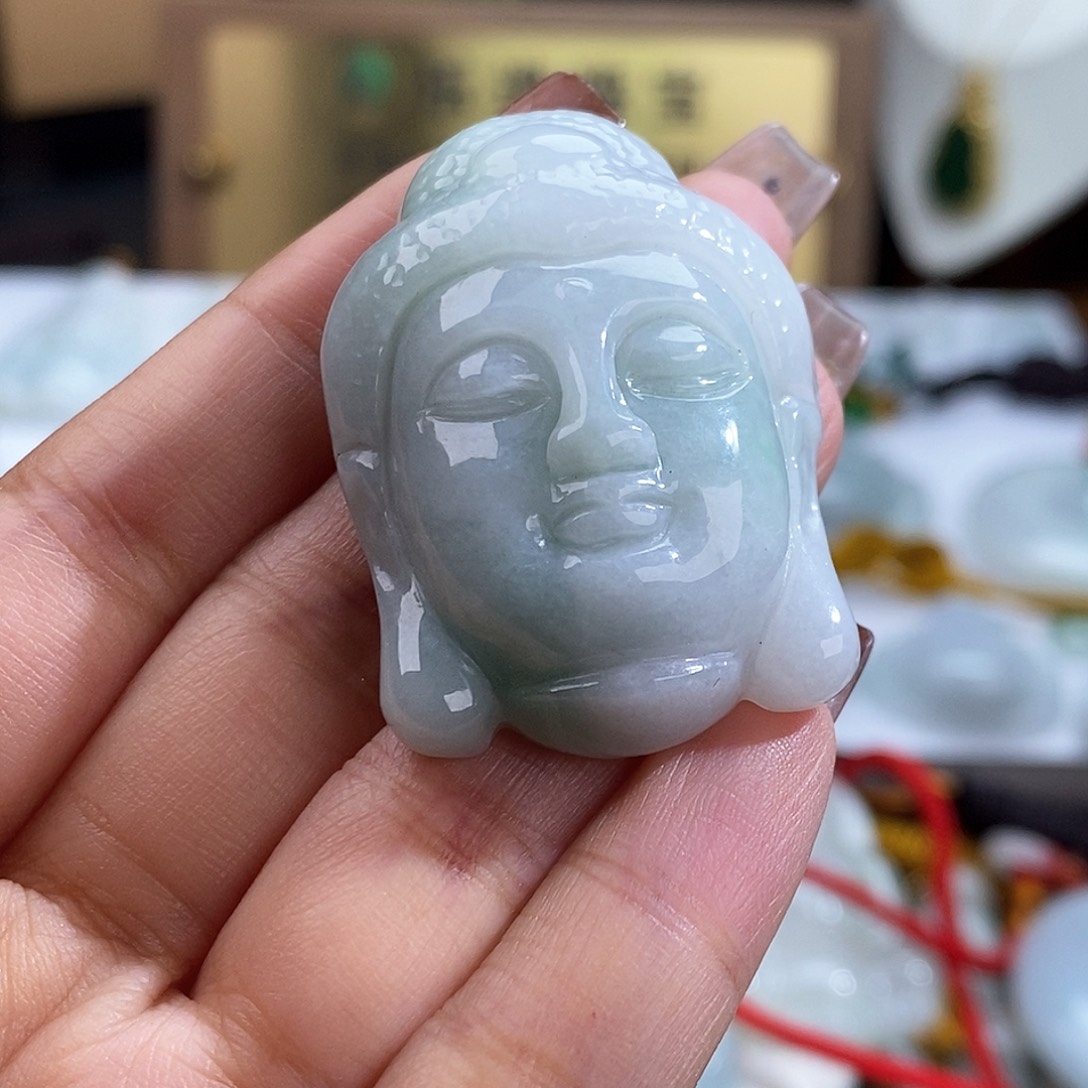 翡翠未镶嵌颈饰4508