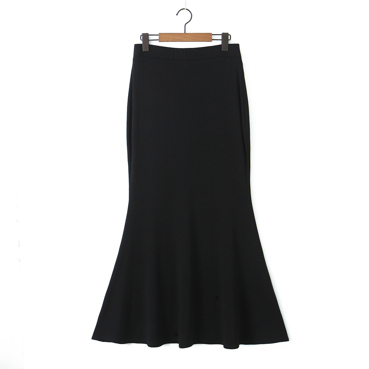 垂感辣妹鱼尾半身长裙大码女新款法式鱼尾半身裙OL长裙