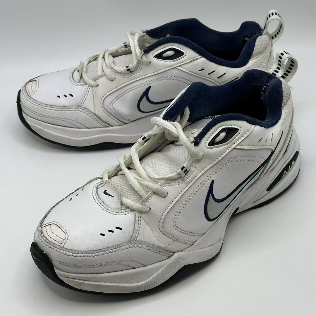42码/ Nike AIR MONARCH IV 跑步鞋 蓝白 415445